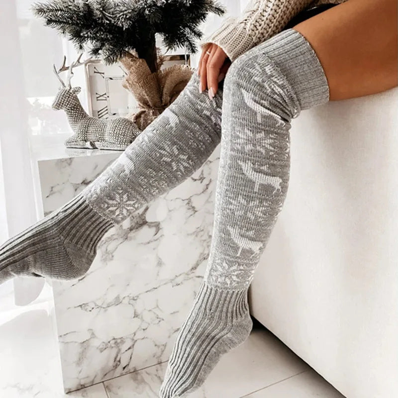 Warm Knitted Women Stocking