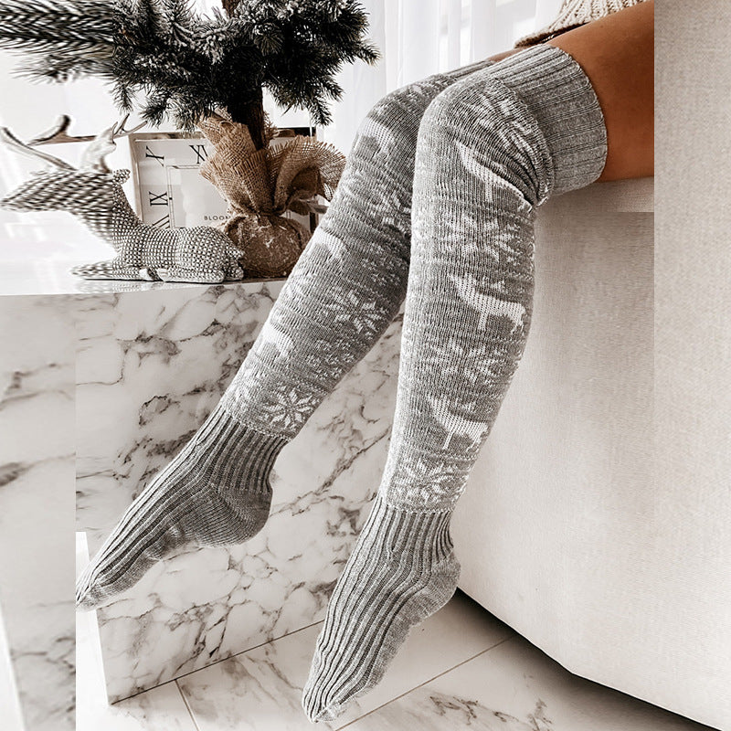 Warm Knitted Women Stocking