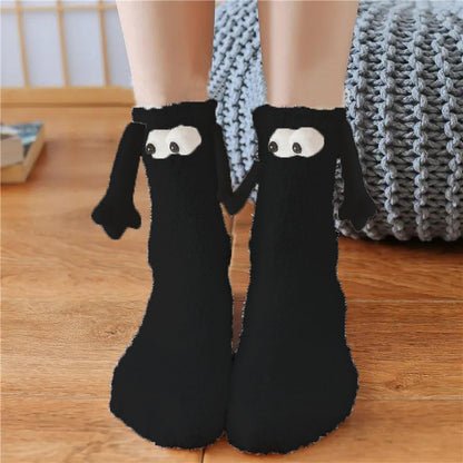 magnetic hand Christmas socks