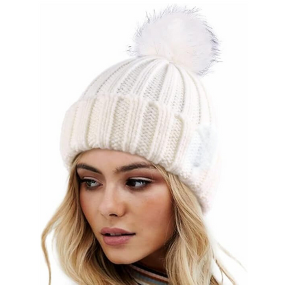 Beanie with pom pom