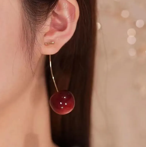 Cherry earing
