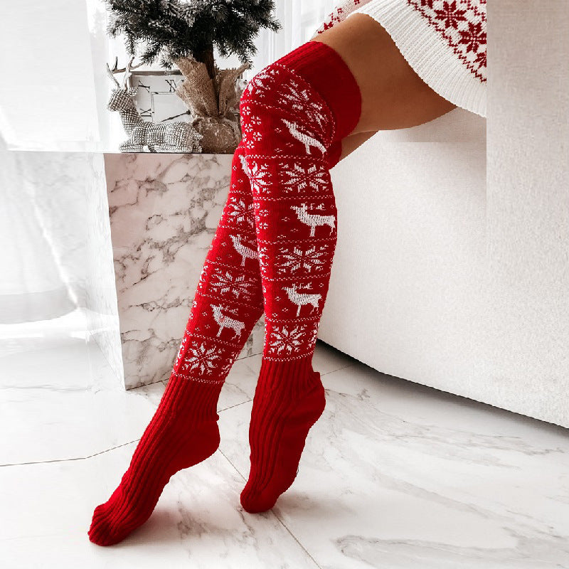 Warm Knitted Women Stocking